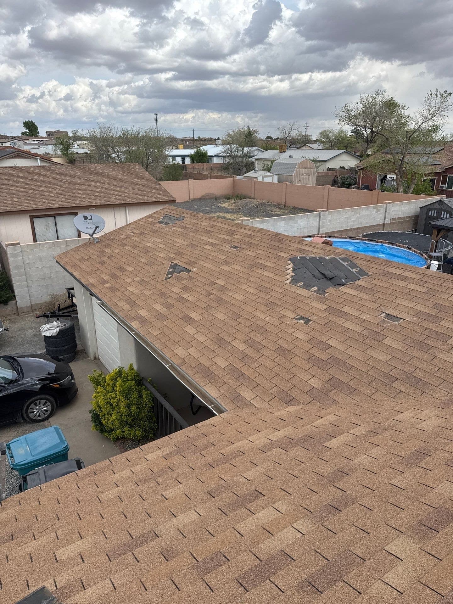Shingle roof installed by Paramount Roofing