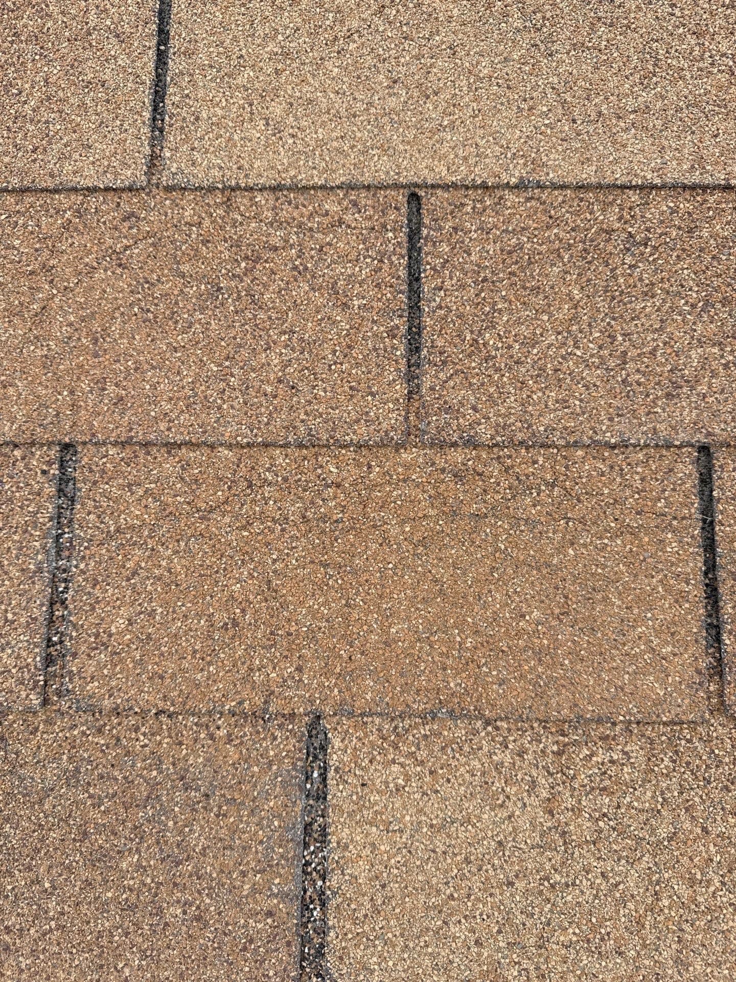 A close-up of an installed asphalt shingle roof by Paramount Roofing in New Mexico