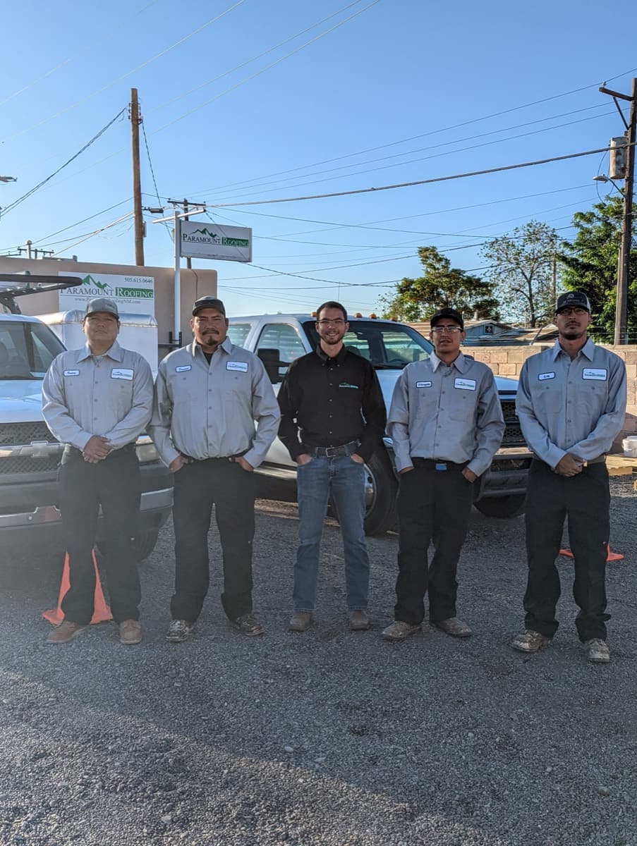 Roofing work by Paramount Roofing in New Mexico