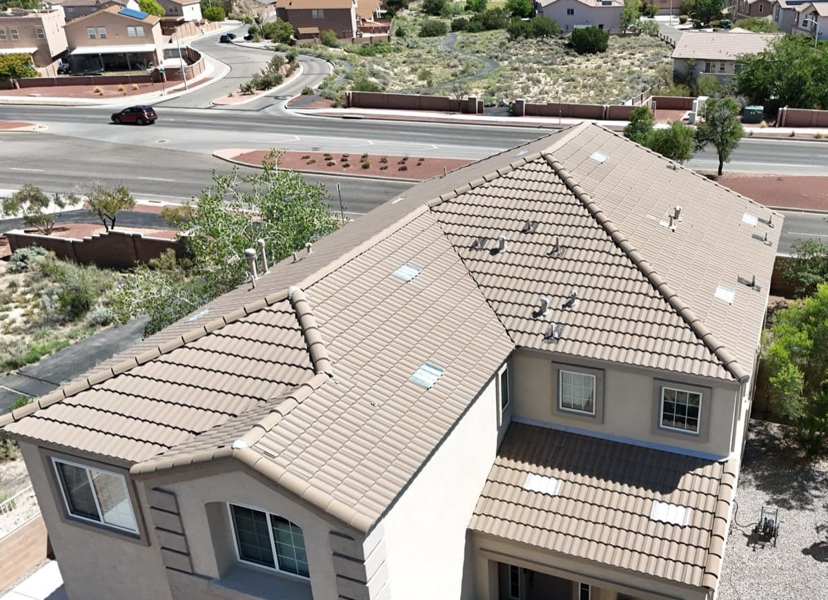 Tile roof maintained by Paramount Roofing